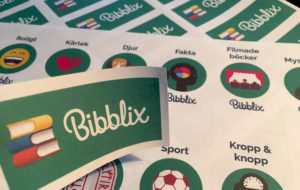 Bild på Bibblix-klistermärken